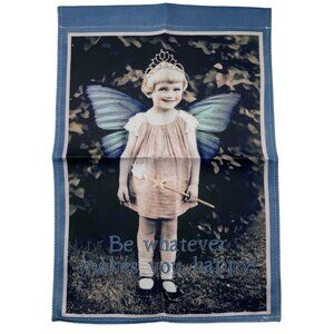 Butterfly Garden Flag Spring Summer Decor Floral Cottage Prairie Farmhouse Happy